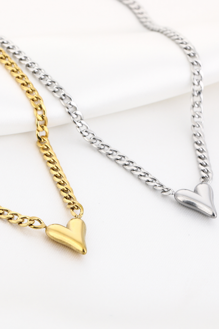 AMOR ketting - zilver