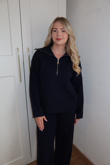 HARPER loungewear set - navy blauw