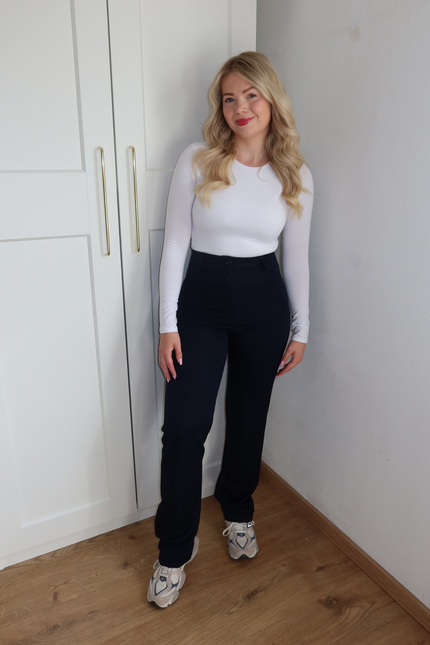 JADE pantalon - navy blauw