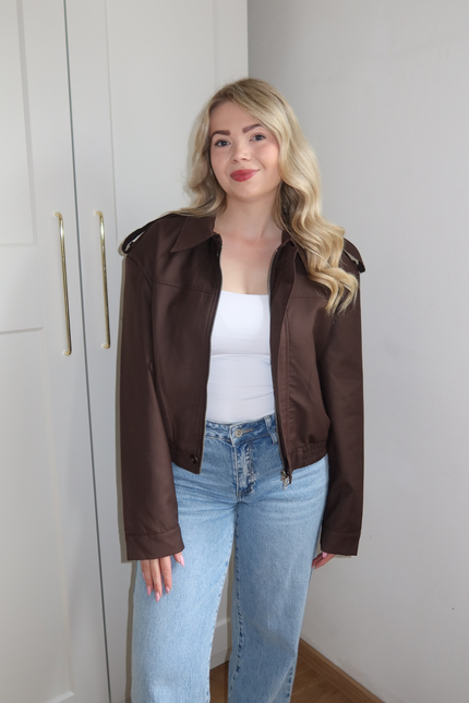 JANET jacket - bruin