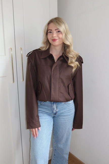 JANET jacket - bruin