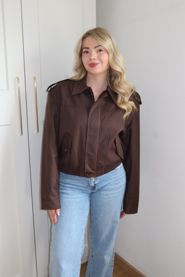 JANET jacket - bruin