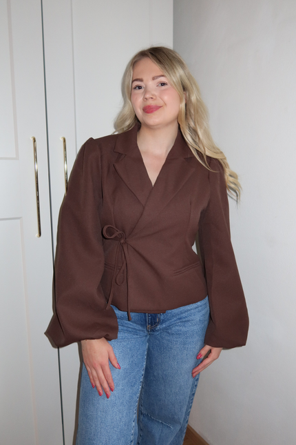JOAN blazer - bruin