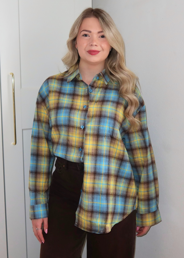 JULIE blouse - blauw