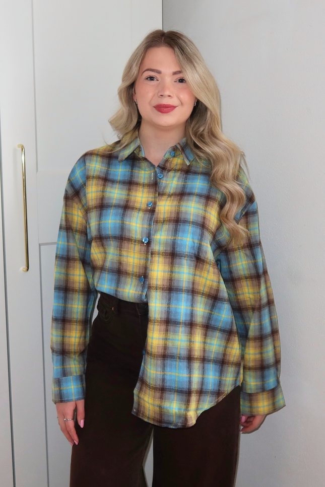 JULIE blouse - blauw