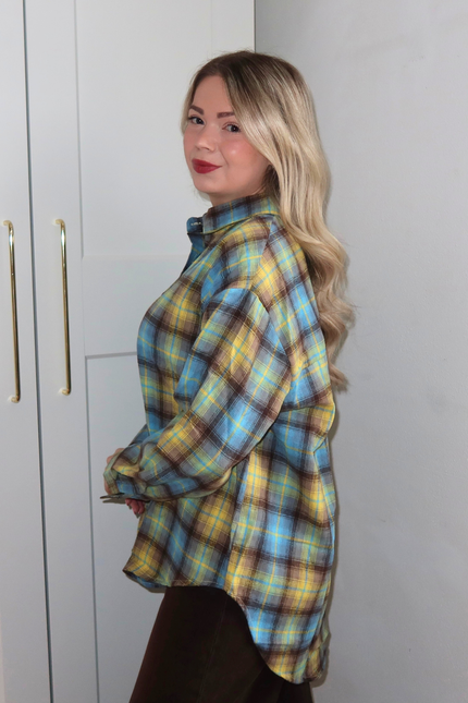 JULIE blouse - blauw