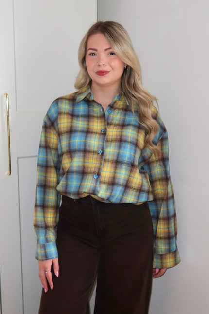 JULIE blouse - blauw