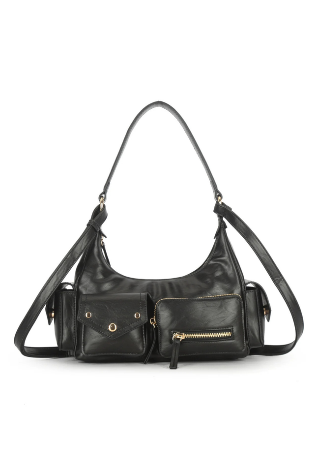 LARA schoudertas - zwart