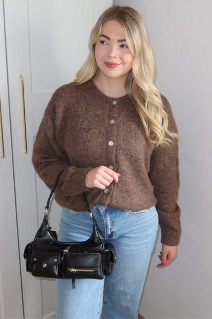 LARA schoudertas - zwart