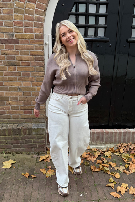 BELLA balloon jeans - wit