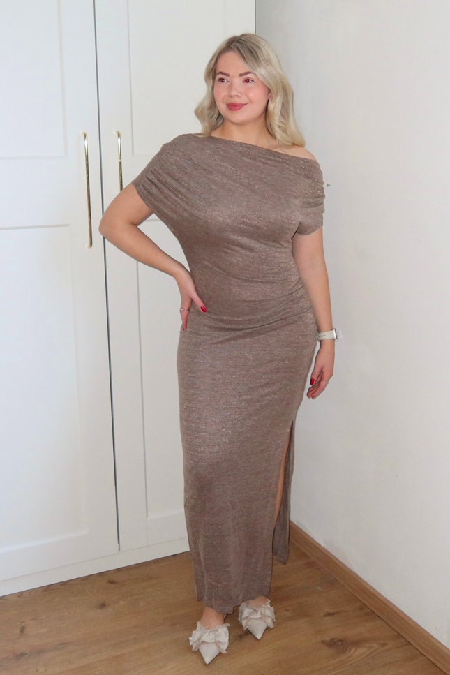 TESS jurk - taupe
