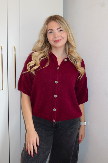 YARA trui - bordeaux rood