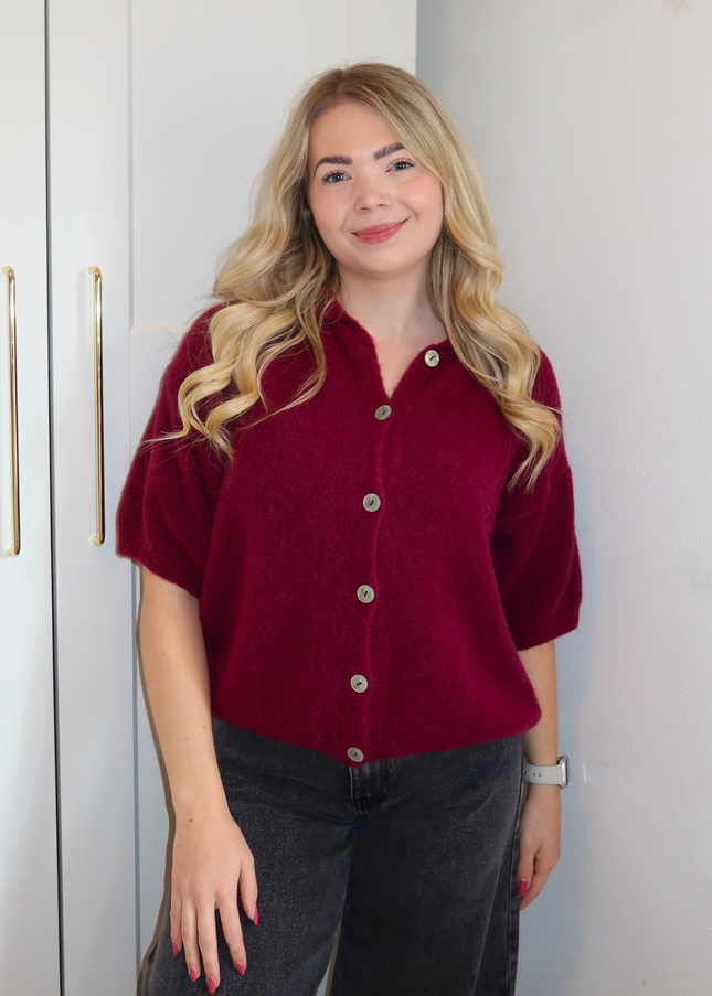 YARA trui - bordeaux rood