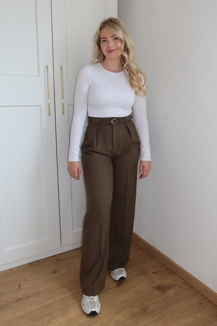 ZOE pantalon - kakigroen